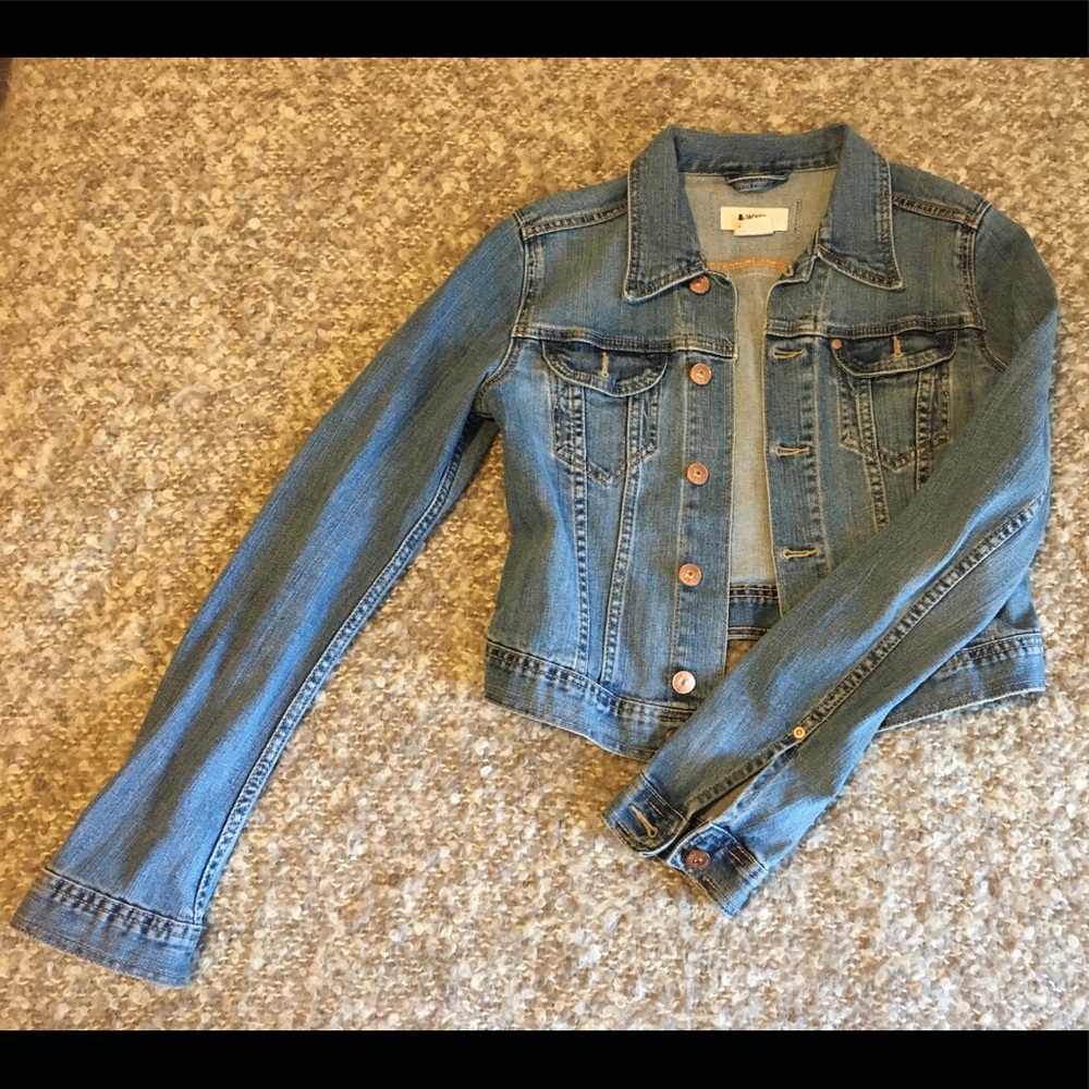 H&M cropped denim jacket